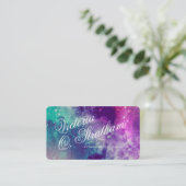 Visitekaartjes met melkwegstelsel (Staand voorkant)