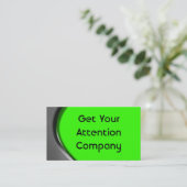 Visitekaartjes met metalen kromme (Staand voorkant)