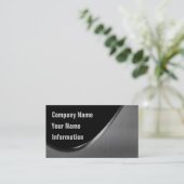 Visitekaartjes met metalen kromme (Staand voorkant)