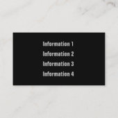 Visitekaartjes met metalen kromme (Achterkant)