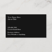 Visitekaartjes met metallische stijl van classstaa (Achterkant)