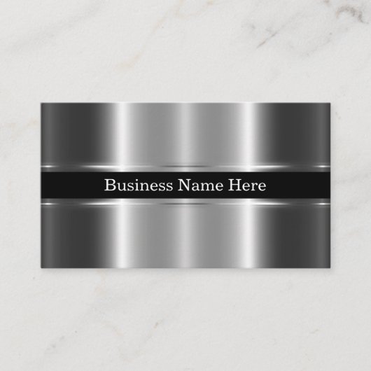 Visitekaartjes met metallische stijl van classstaa (Voorkant)