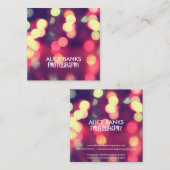 Visitekaartjes met mondlicht (Voorkant / Achterkant)