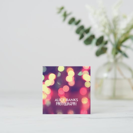 Visitekaartjes met mondlicht (Staand voorkant)