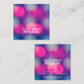 Visitekaartjes met mondlicht (Voorkant / Achterkant)