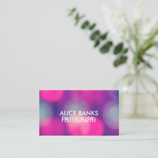 Visitekaartjes met mondlicht (Staand voorkant)