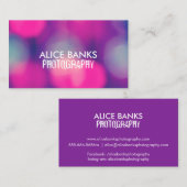 Visitekaartjes met mondlicht (Voorkant / Achterkant)