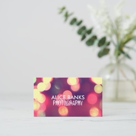 Visitekaartjes met mondlicht (Staand voorkant)