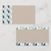 Visitekaartjes met multidiamantpatroon (Voorkant / Achterkant)