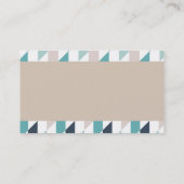 Visitekaartjes met multidiamantpatroon (Achterkant)