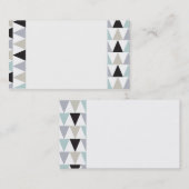 Visitekaartjes met multidiamantpatroon (Voorkant / Achterkant)