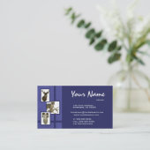 Visitekaartjes met multipel dierlijk taxiderme ~D2 (Staand voorkant)