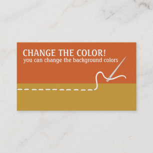 Visitekaartjes met naaischroefnaaischroefdraad