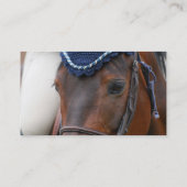 Visitekaartjes met paardenprofiel (Achterkant)