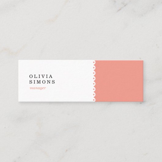 visitekaartjes met patroon (Voorkant)