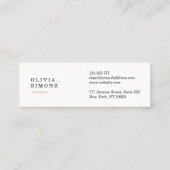 visitekaartjes met patroon (Achterkant)