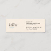 Visitekaartjes met patroon (Achterkant)