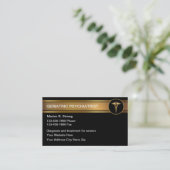 Visitekaartjes met psycholoog bij kinderen (Staand voorkant)