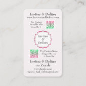 visitekaartjes met QR-codes voor eenvoudig scannen (Voorkant)