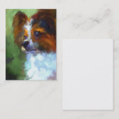 Visitekaartjes met quisitief Papillon-profiel (Voorkant / Achterkant)