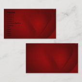 Visitekaartjes met rode bloedharten (Voorkant / Achterkant)