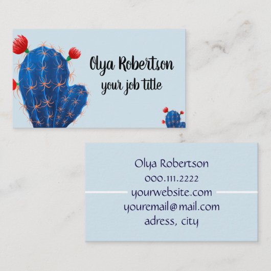 visitekaartjes met schattige kisten (Voorkant / Achterkant)