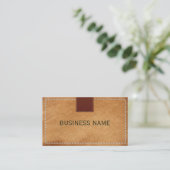 Visitekaartjes met schuine poten (Staand voorkant)