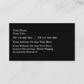 Visitekaartjes met stijl (Achterkant)