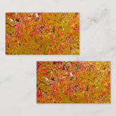 Visitekaartjes met valleien, herfst lekt, Natuur (Voorkant / Achterkant)