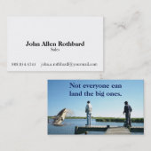 Visitekaartjes met verkoophaaien (Voorkant / Achterkant)