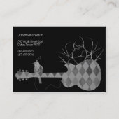 Visitekaartjes met vrij vogelbederf (Achterkant)