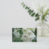 Visitekaartjes met witte vetpootvloeren (Staand voorkant)