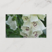 Visitekaartjes met witte vetpootvloeren (Achterkant)