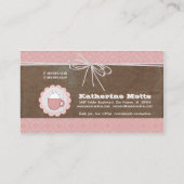 Visitekaartjes met zoete wensen advieskaart (Achterkant)