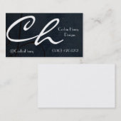 Visitekaartjes met zwart Canvas (Voorkant / Achterkant)