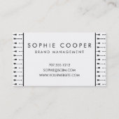 Visitekaartjes met zwarte en witte pijlen (Voorkant)