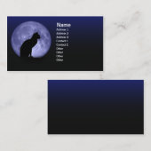 Visitekaartjes met zwarte kat (Voorkant / Achterkant)