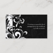 Visitekaartjes met zwarte/witte wervelkolom (Achterkant)