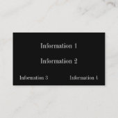 Visitekaartjes Metal Kijk Grill Grunge (Achterkant)