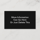 Visitekaartjes Metalen Lijst-rand zoeken (Achterkant)