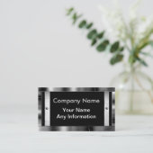 Visitekaartjes Metalen Lijst-rand zoeken (Staand voorkant)