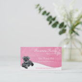 Visitekaartjes: Miniature Schnauzer Visitekaartje (Staand voorkant)