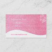 Visitekaartjes: Miniature Schnauzer Visitekaartje (Achterkant)