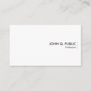 Visitekaartjes Minimalistisch ontwerp Sjabloon Aan