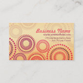 Visitekaartjes Mode zomervuurwerk (Achterkant)