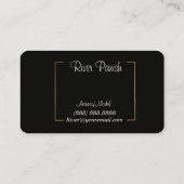 Visitekaartjes modelkoppen (Achterkant)