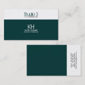 visitekaartjes - Modern Duo (Voorkant / Achterkant)