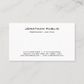 Visitekaartjes Moderne leerling-professional (Achterkant)