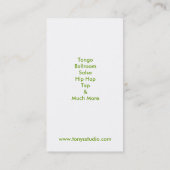 visitekaartjes - Moderne trio (Achterkant)