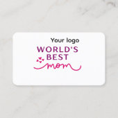 Visitekaartjes moeder best (Voorkant)